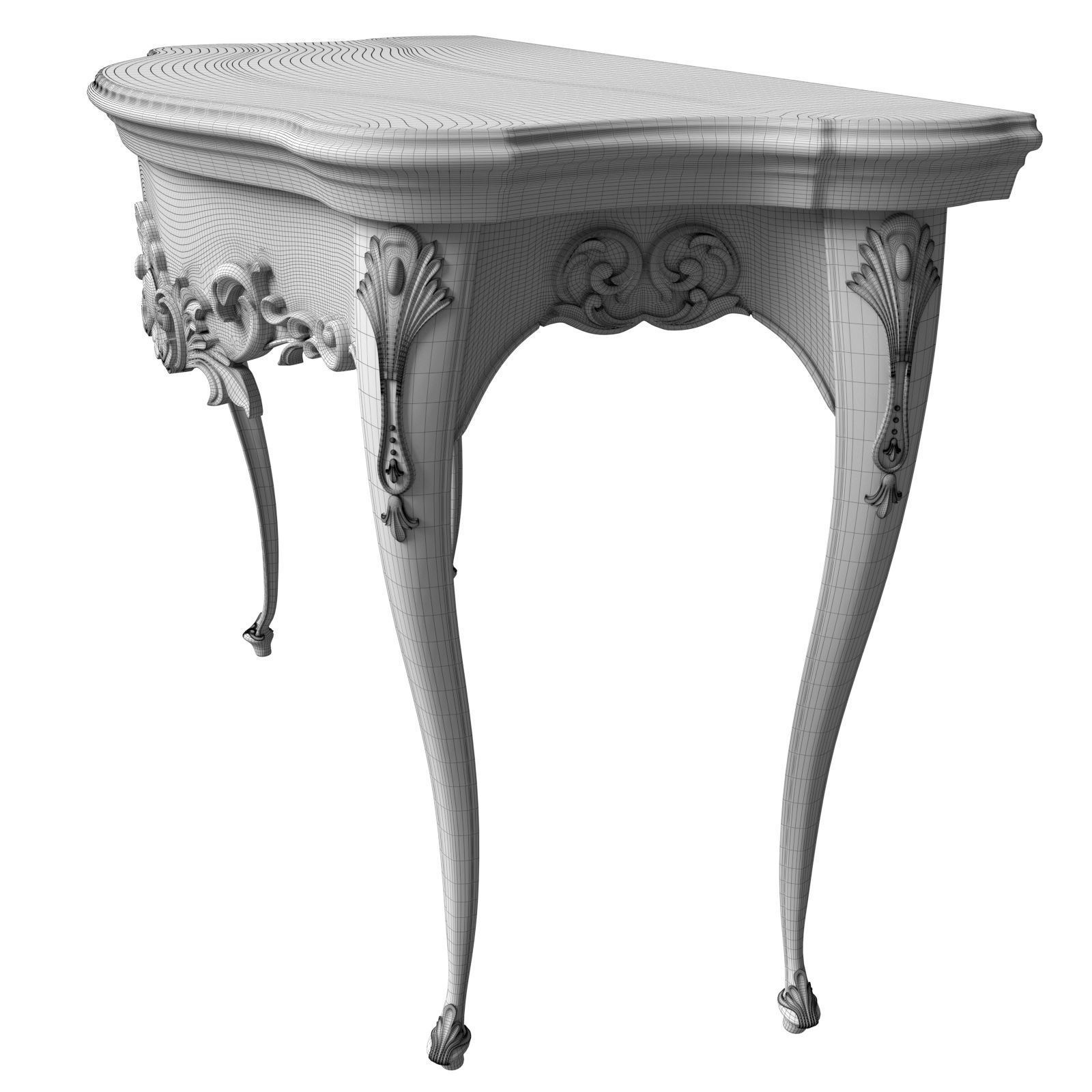 Console classic 3D model_7