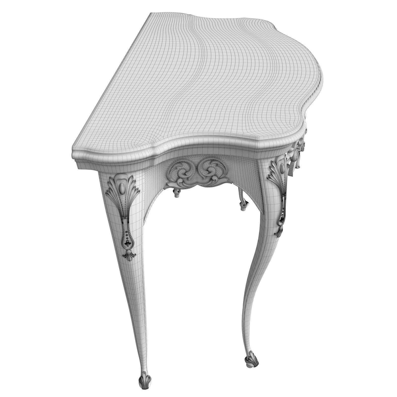 Console classic 3D model_6