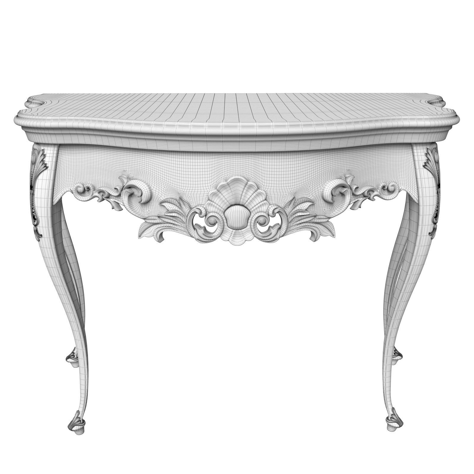 Console classic 3D model_8