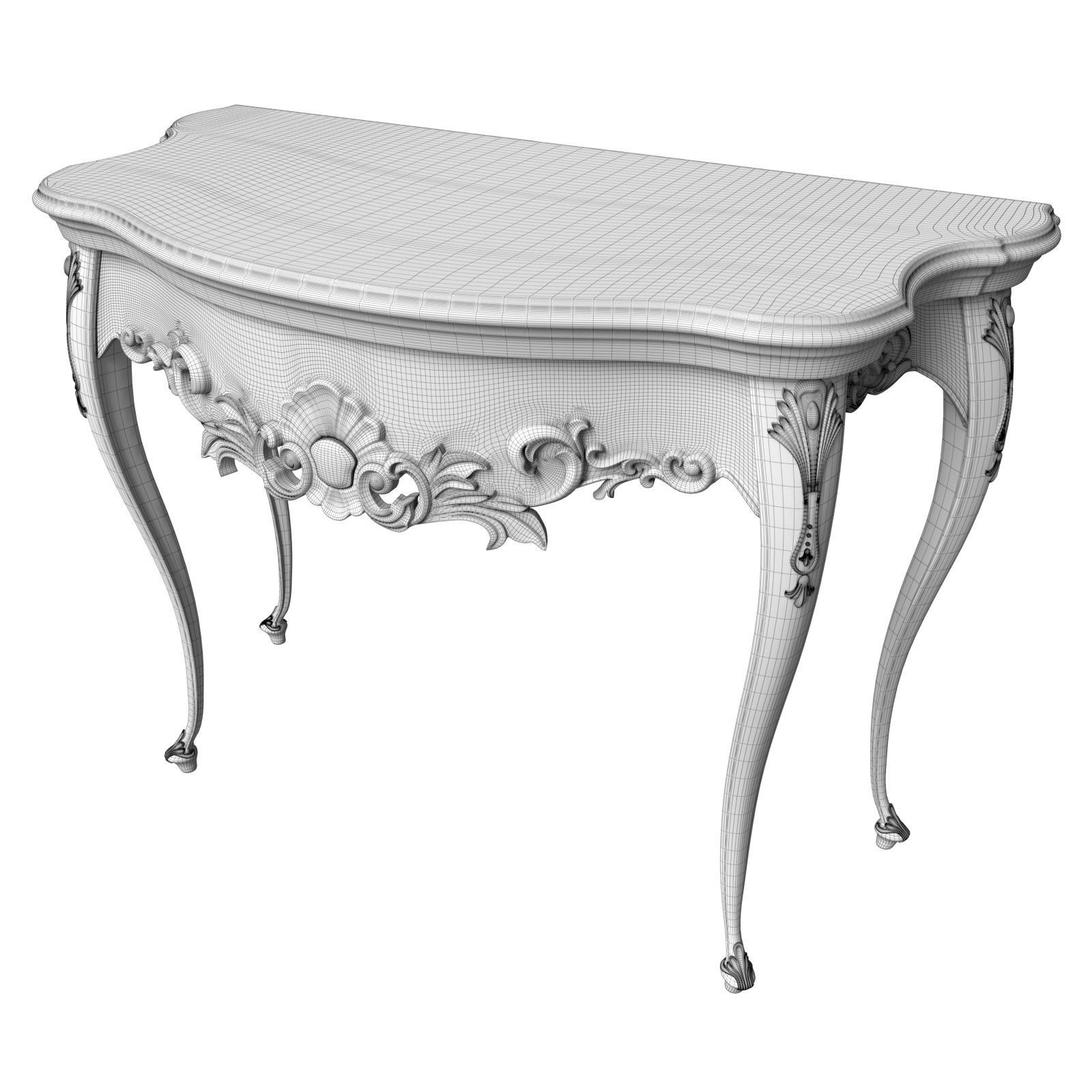 Console classic 3D model_11