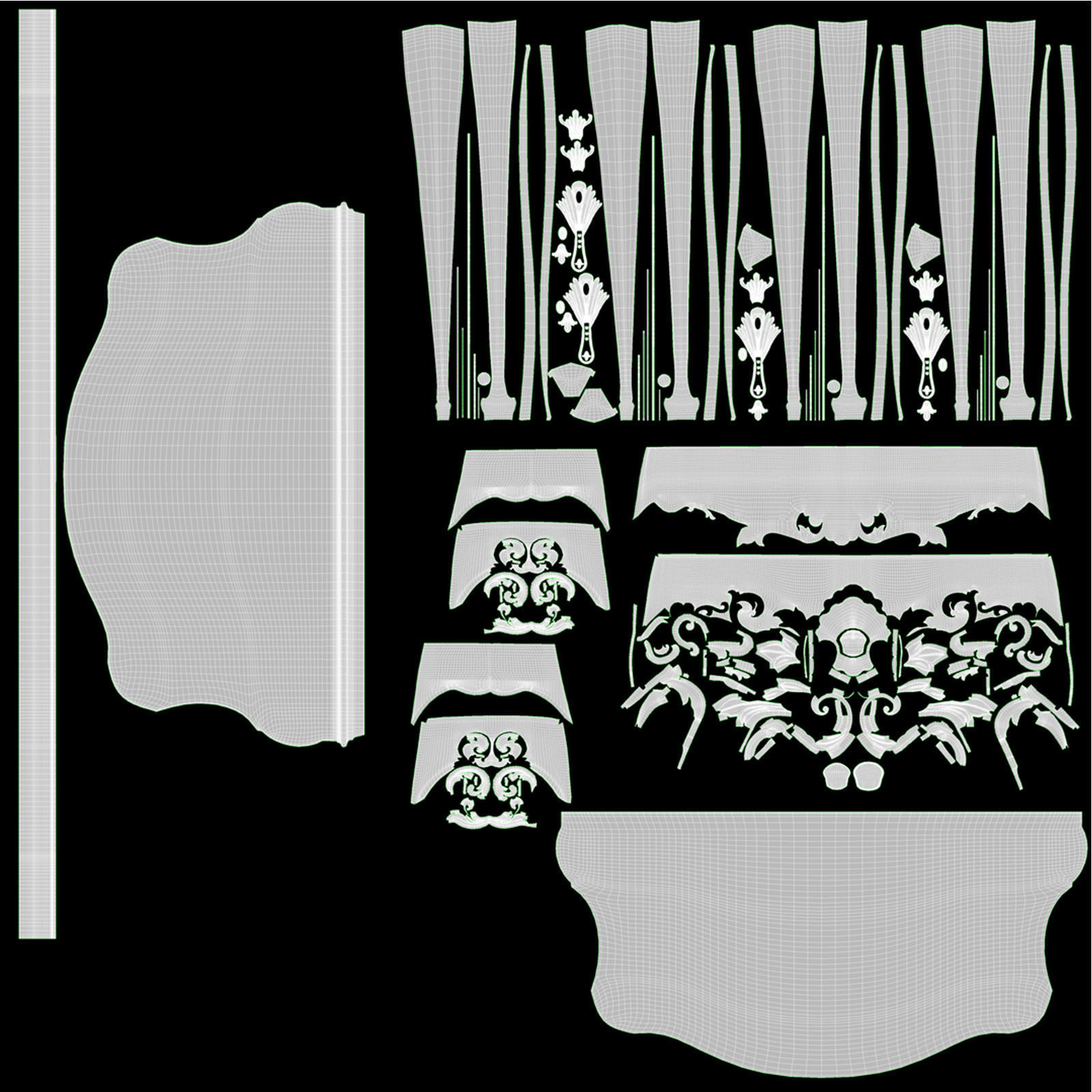 Console classic 3D model_13