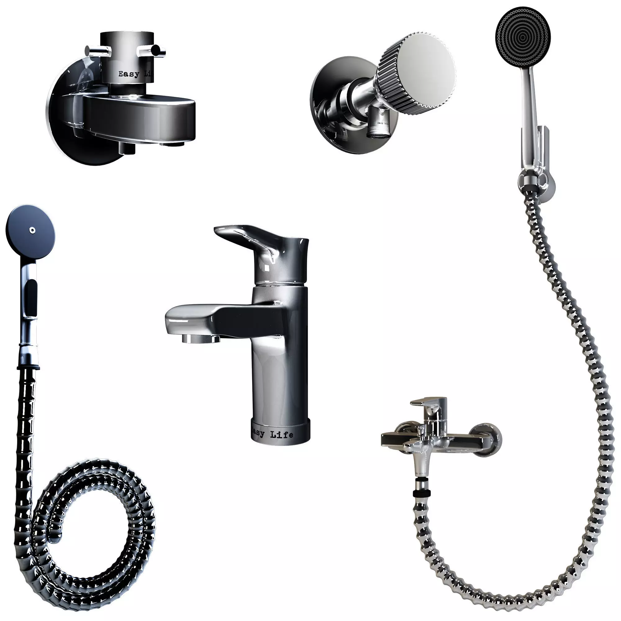 Bathroom Accessories Free 3D model