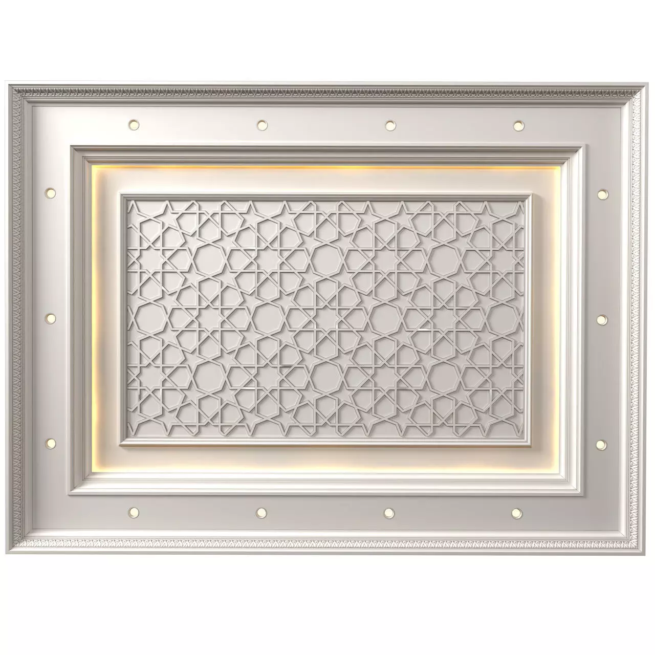 Ceiling in oriental style Arabic Ceiling 3D model_0