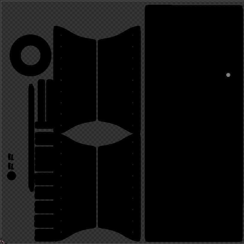 Corset silver 3D model_6