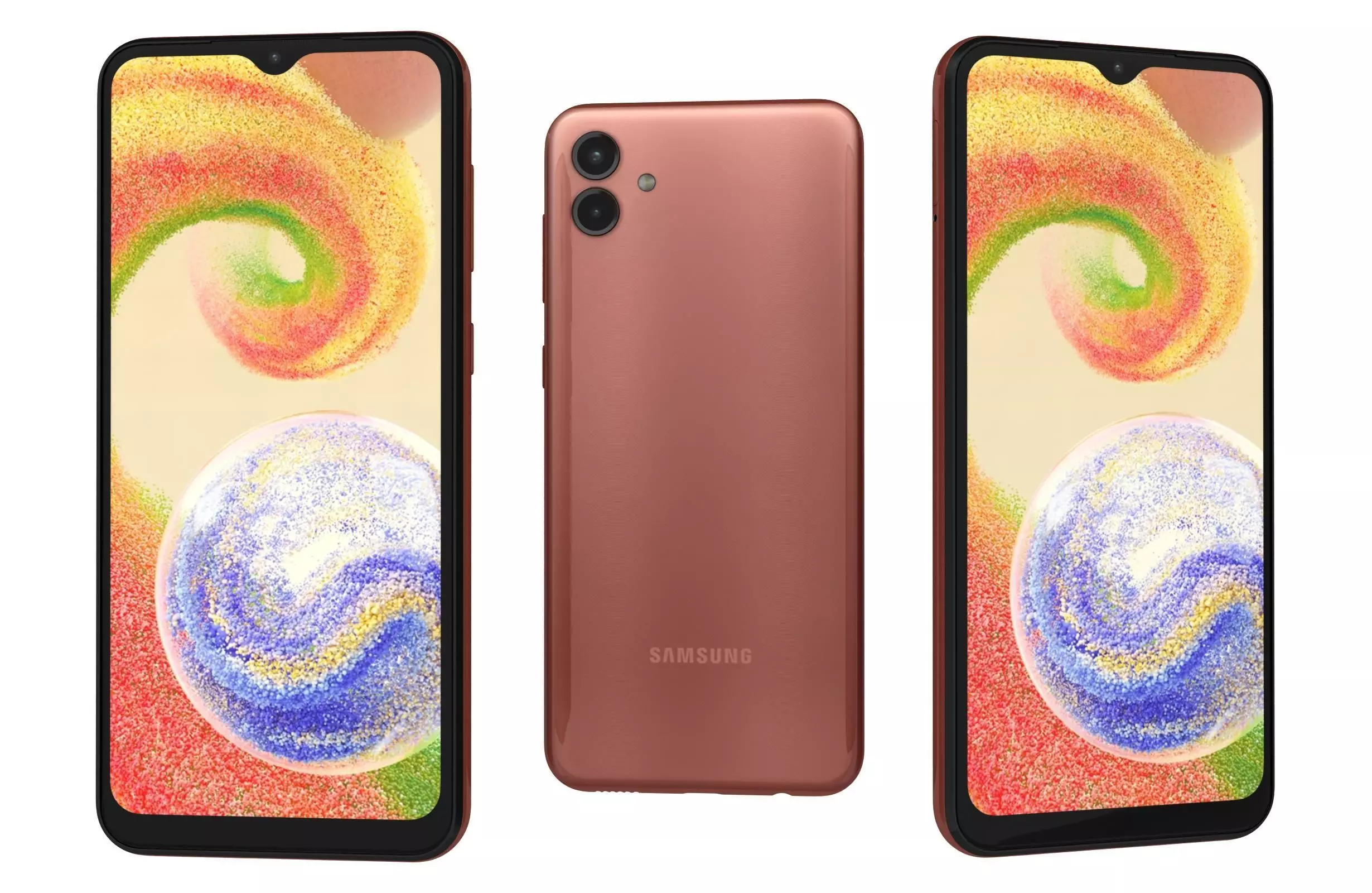 Samsung Galaxy A04 Copper 3D model