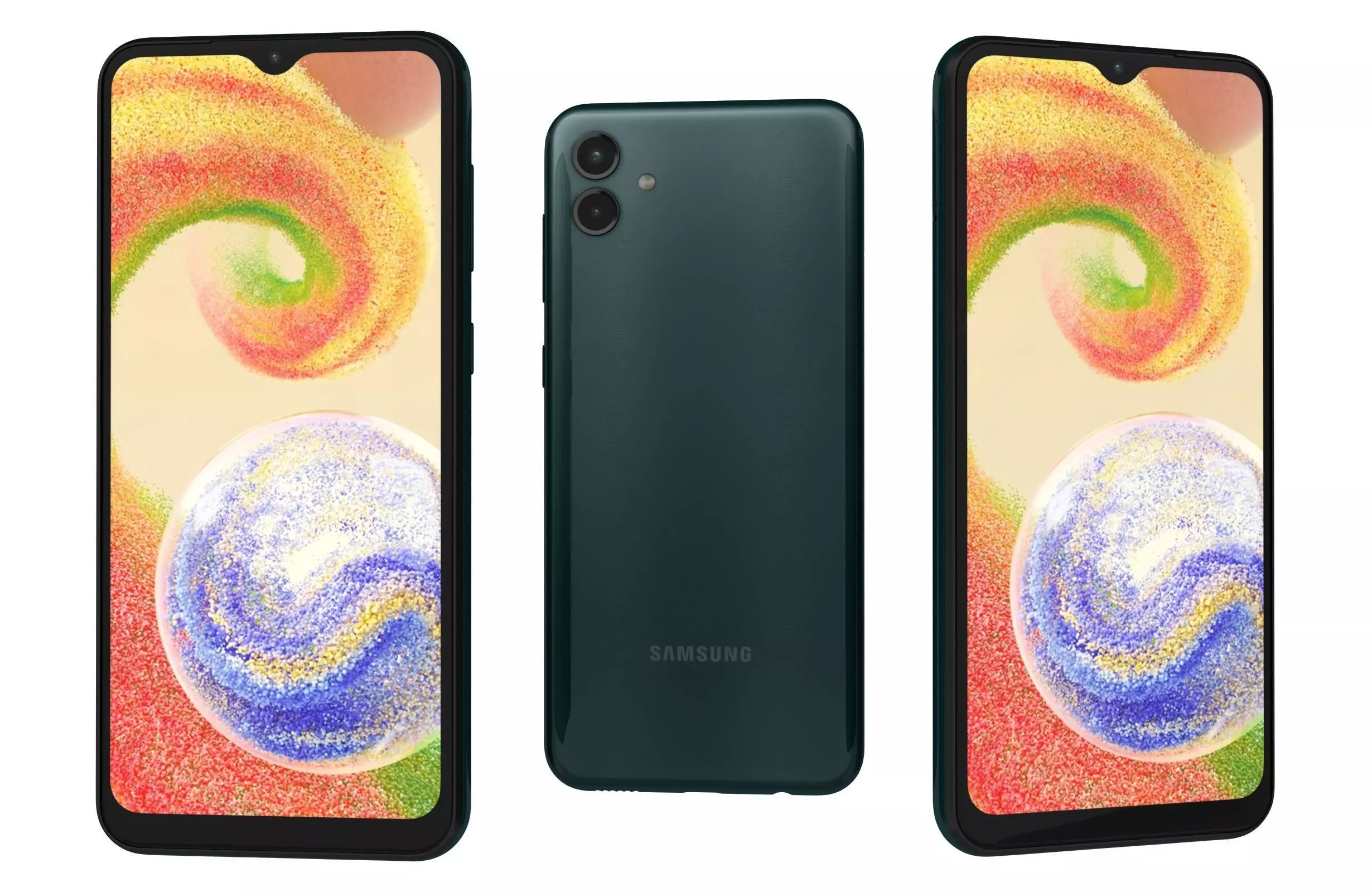 Samsung Galaxy A04 Green 3D model_0