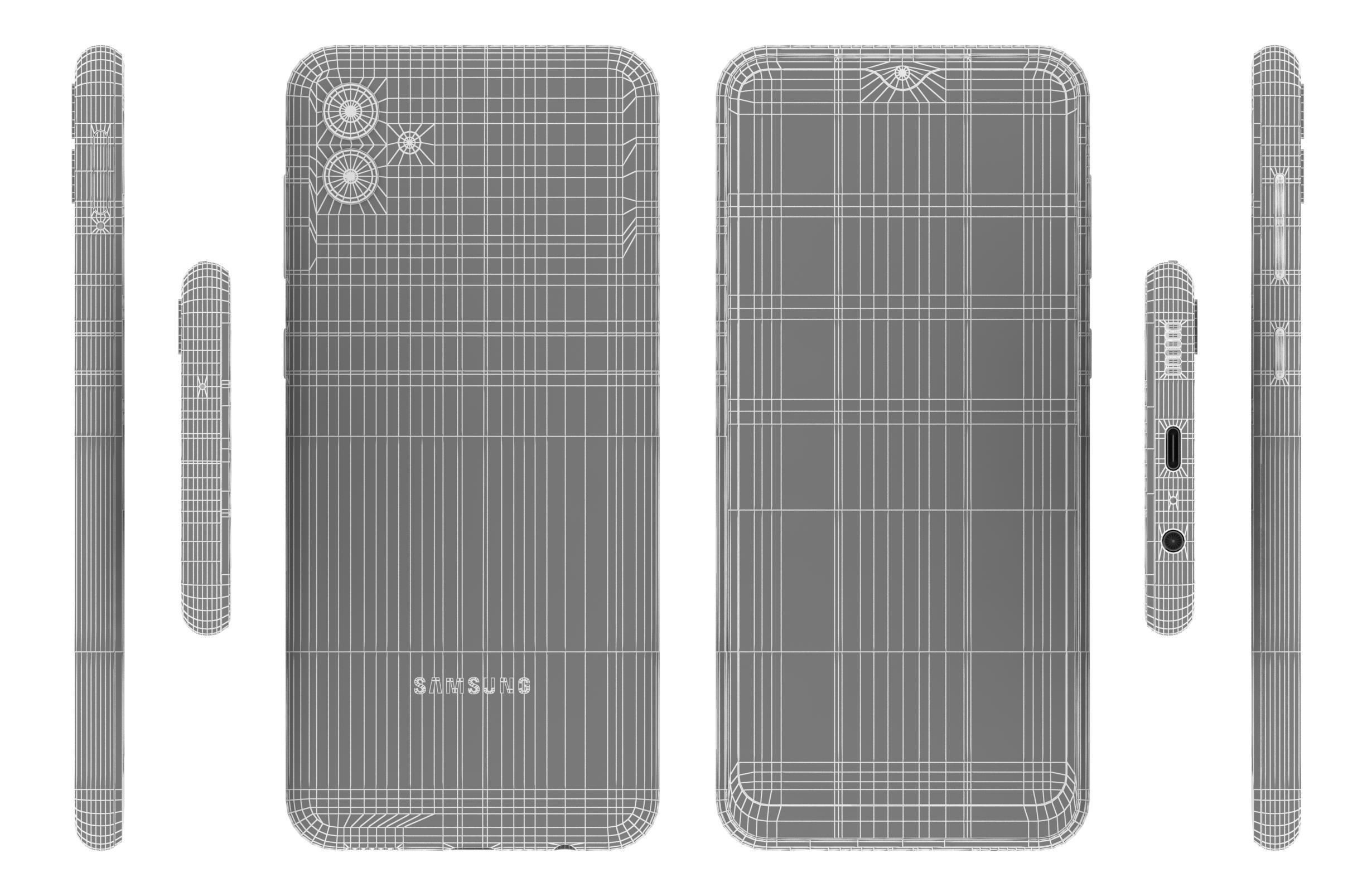 Samsung Galaxy A04 Green 3D model_17