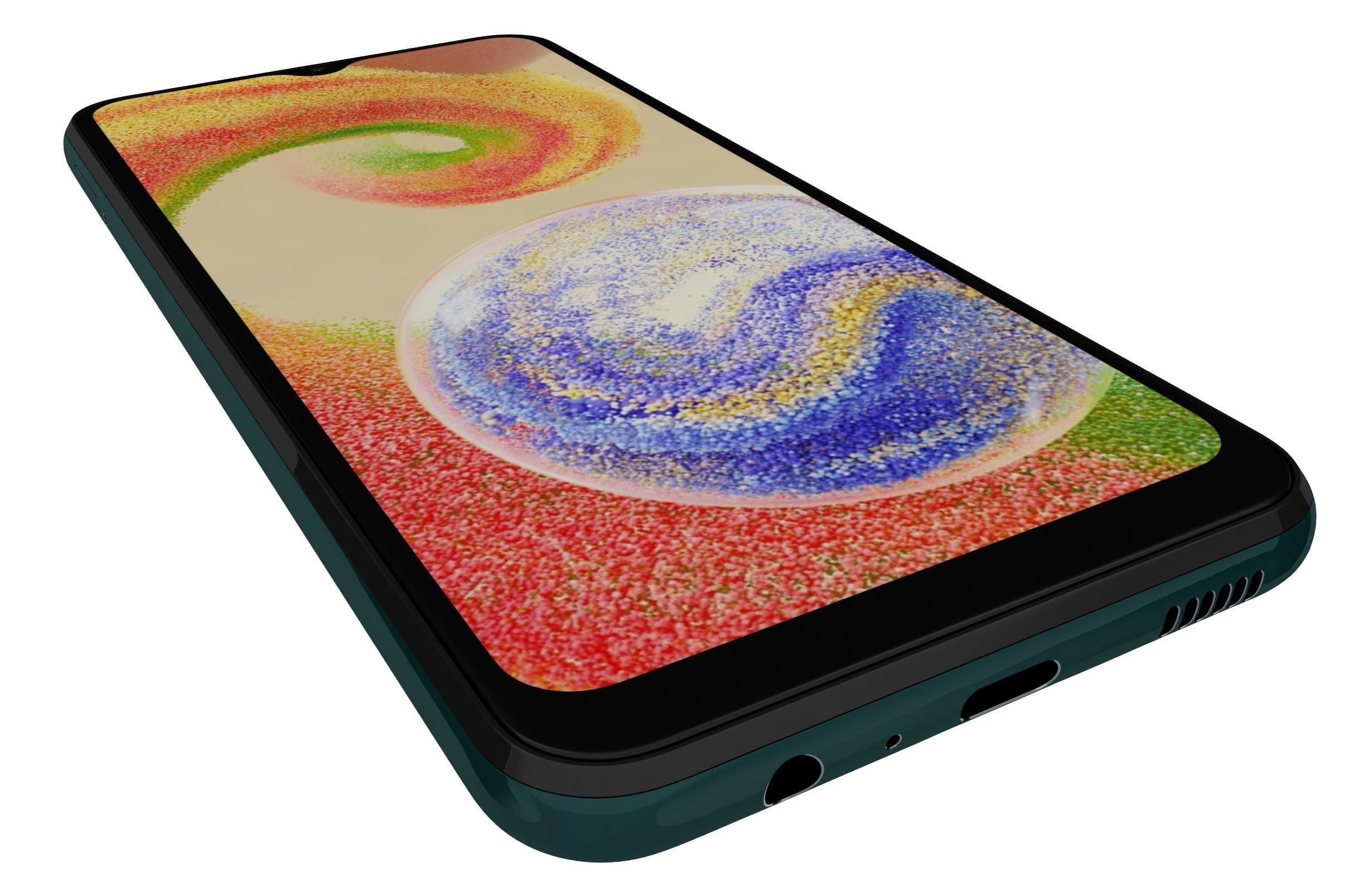 Samsung Galaxy A04 Green 3D model_12