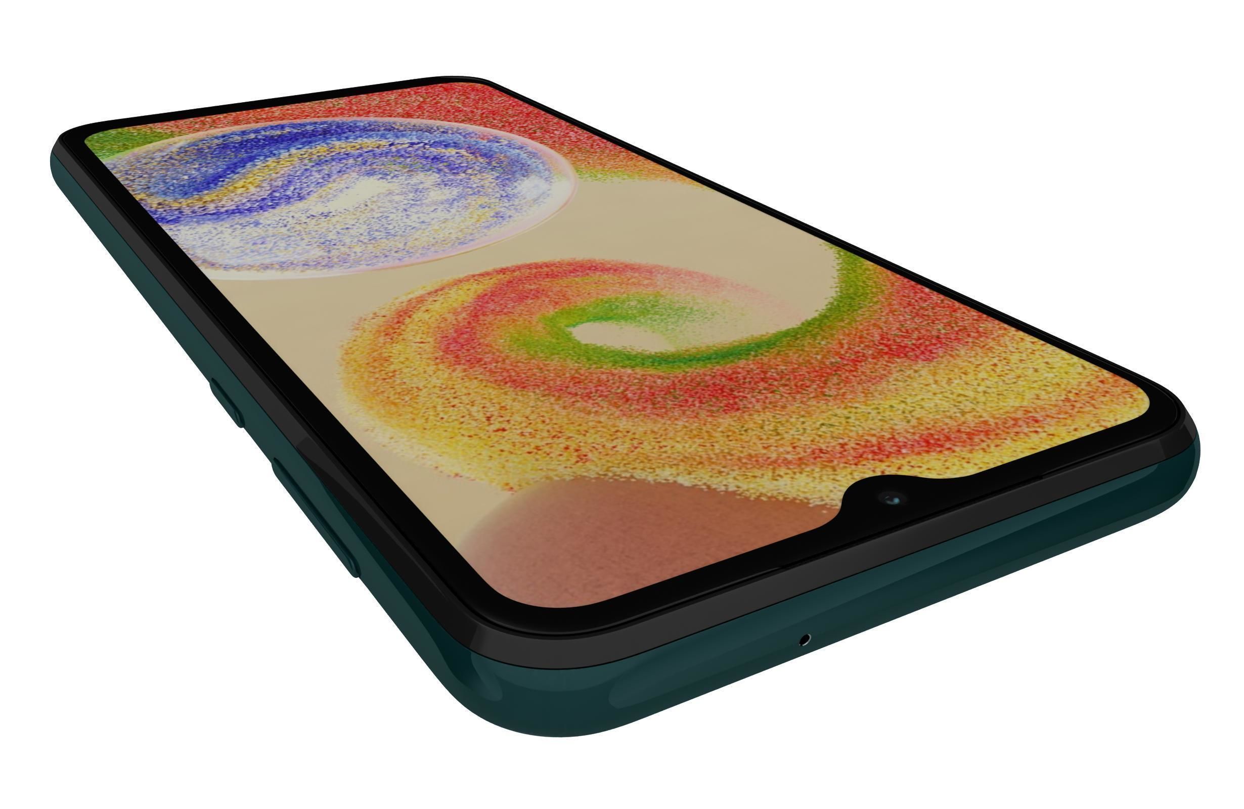 Samsung Galaxy A04 Green 3D model_14