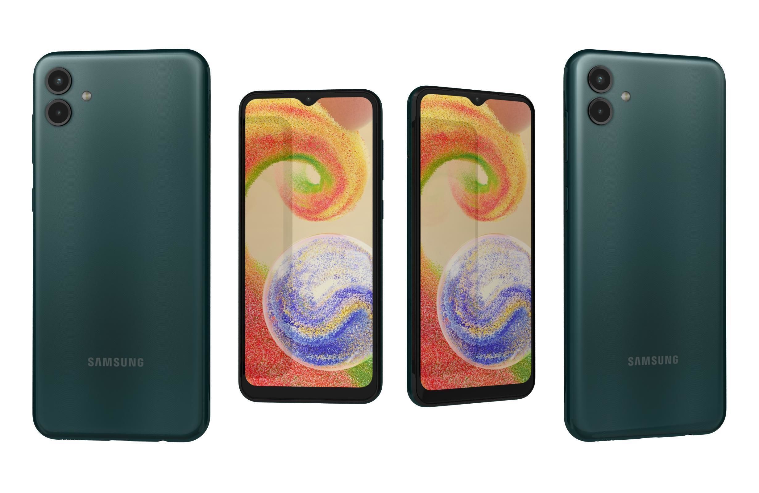 Samsung Galaxy A04 Green 3D model_2