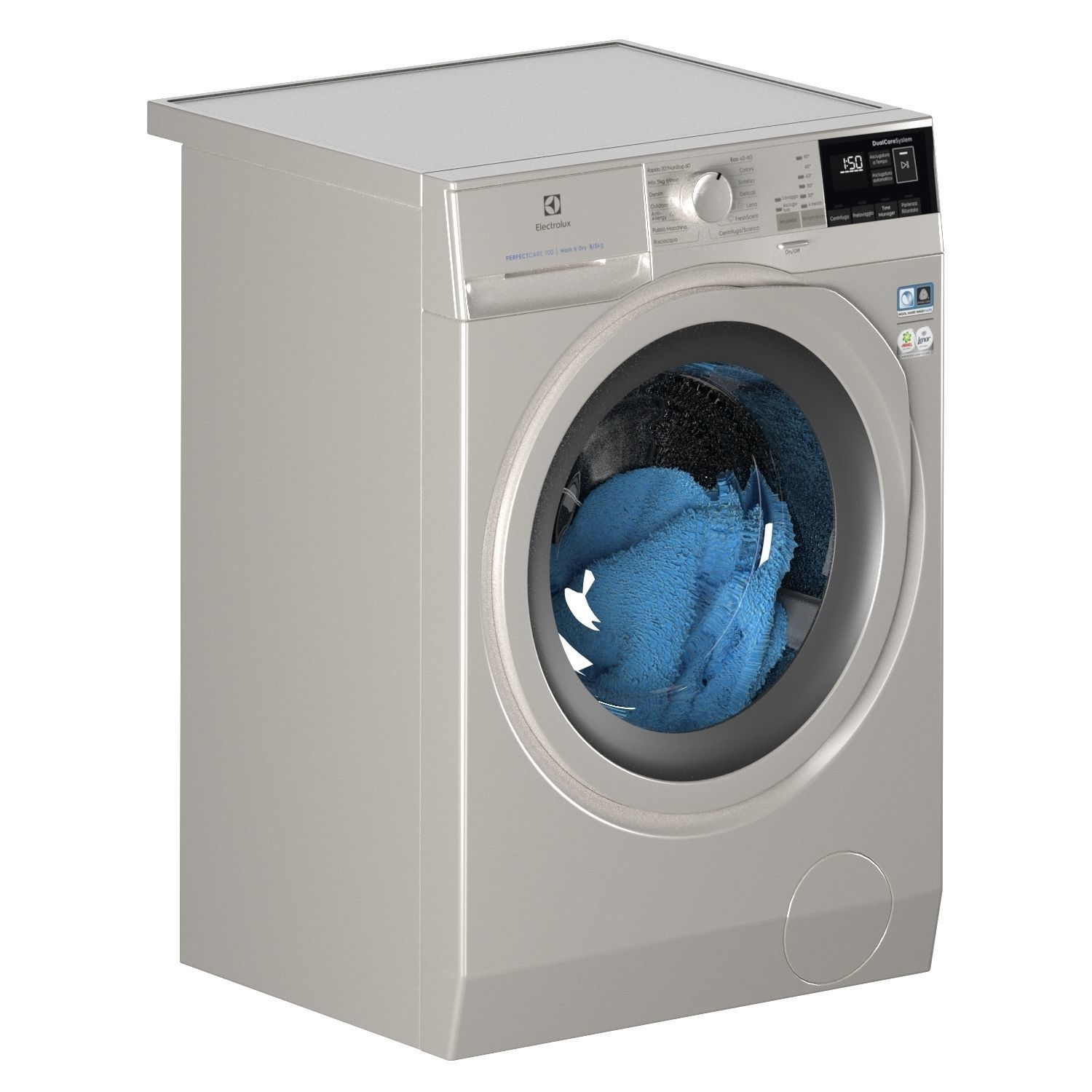 Electrolux EW7WR447W Low-poly 3D model_1