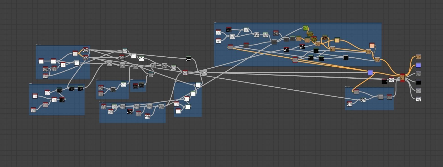 Brick Mossy Wall Stylized Texture_4