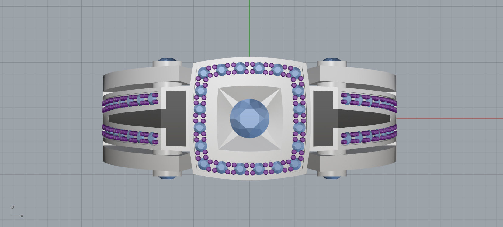 Mens ring 3d print model A29 3D print model_9