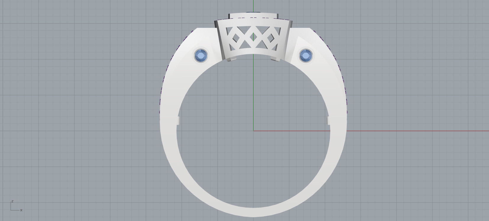 Mens ring 3d print model A29 3D print model_10