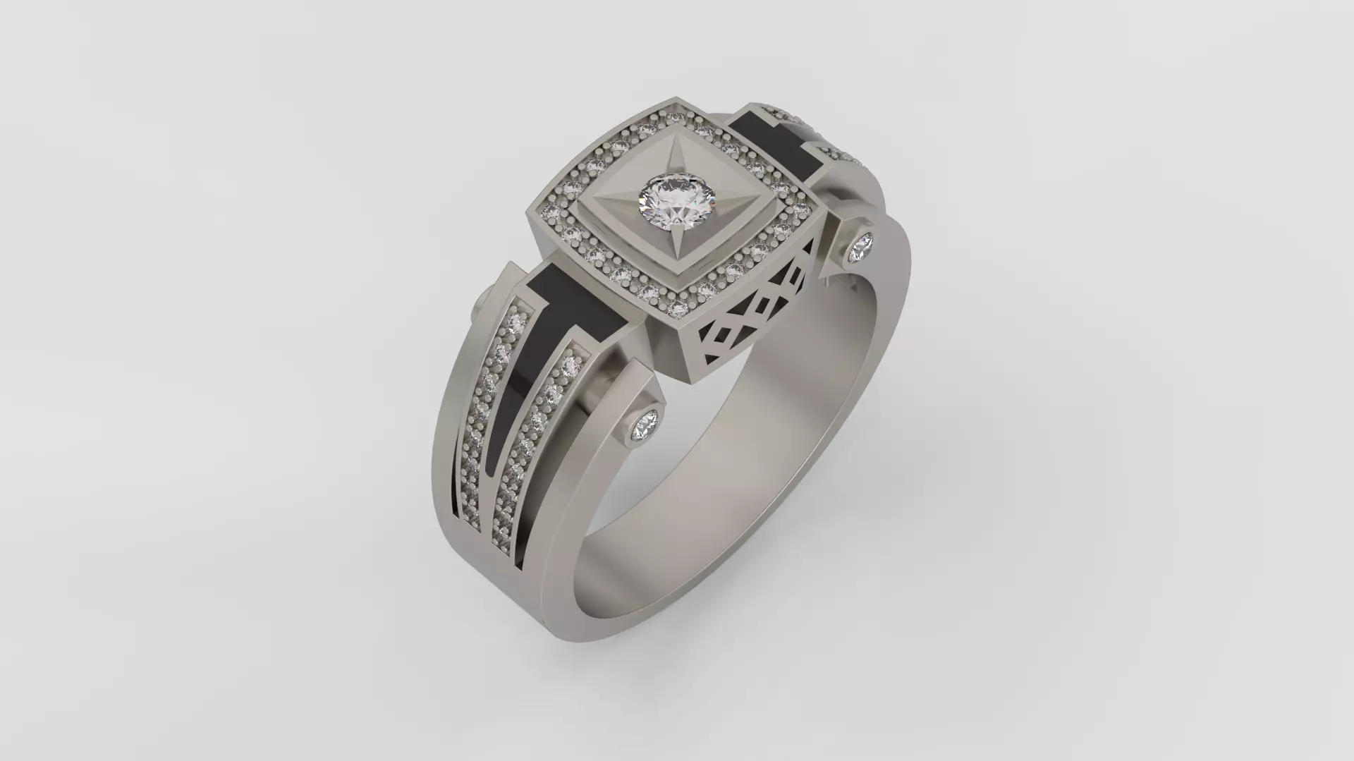 Mens ring 3d print model A29 3D print model_0