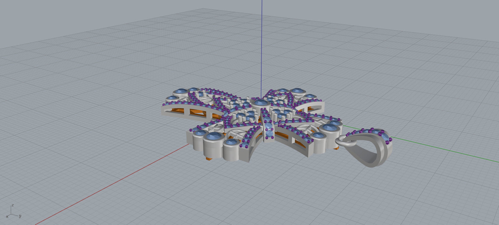 Diamond cross  3d print model A45 3D print model_11