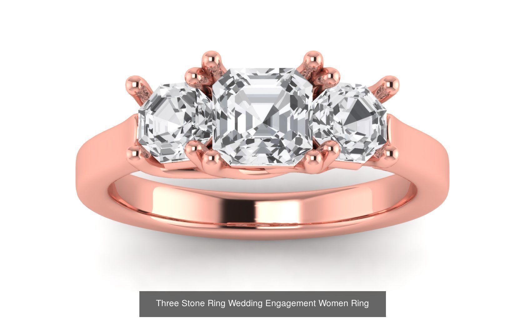60 Three Stone Wedding Engagement Rings Collection _31