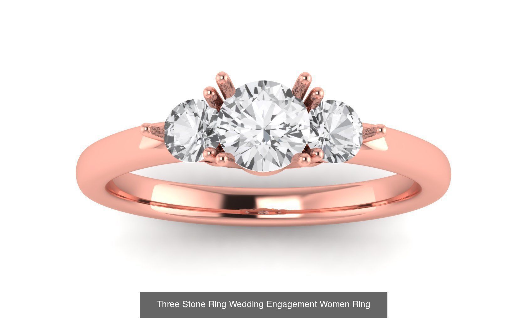 60 Three Stone Wedding Engagement Rings Collection _66