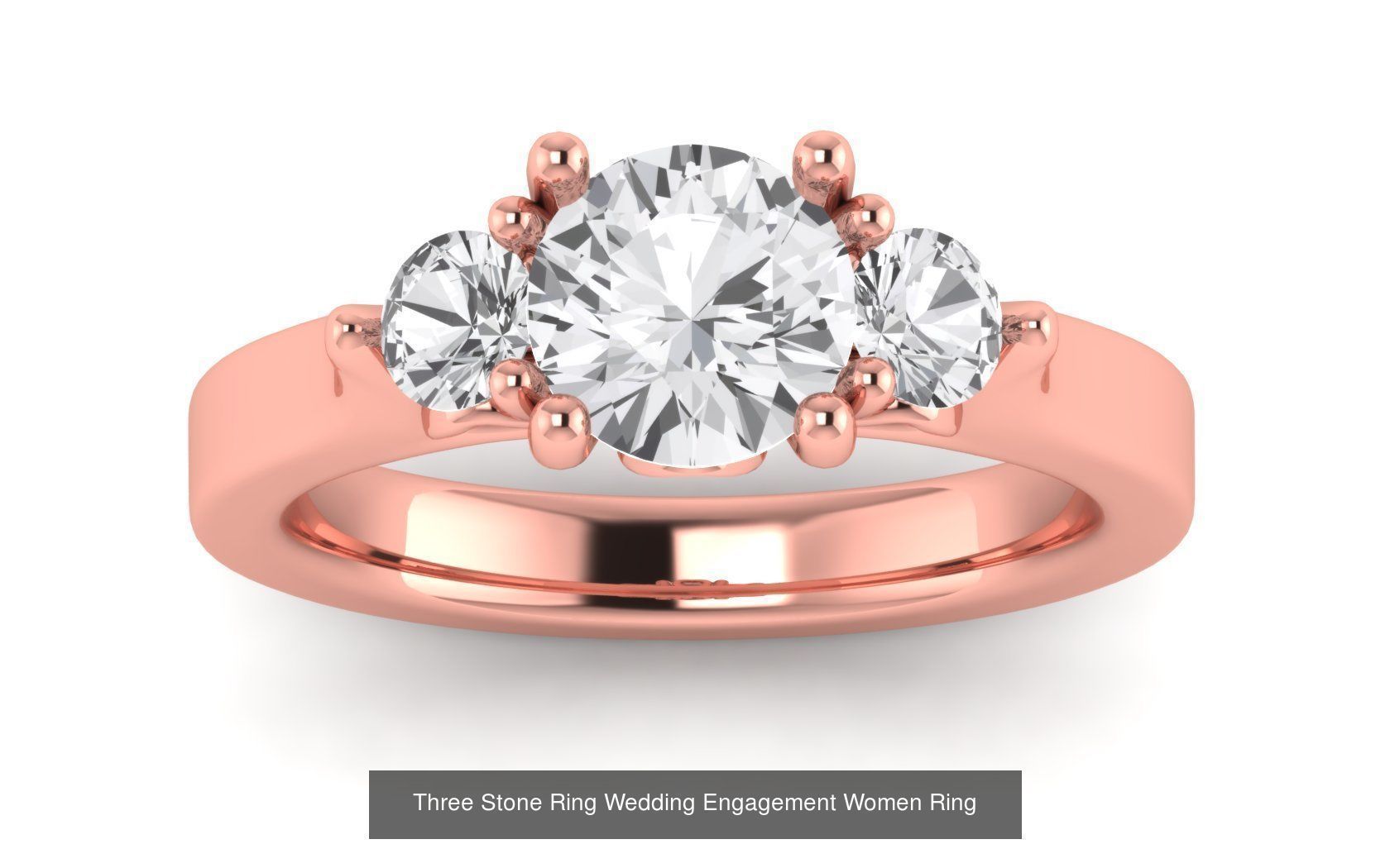 60 Three Stone Wedding Engagement Rings Collection _56
