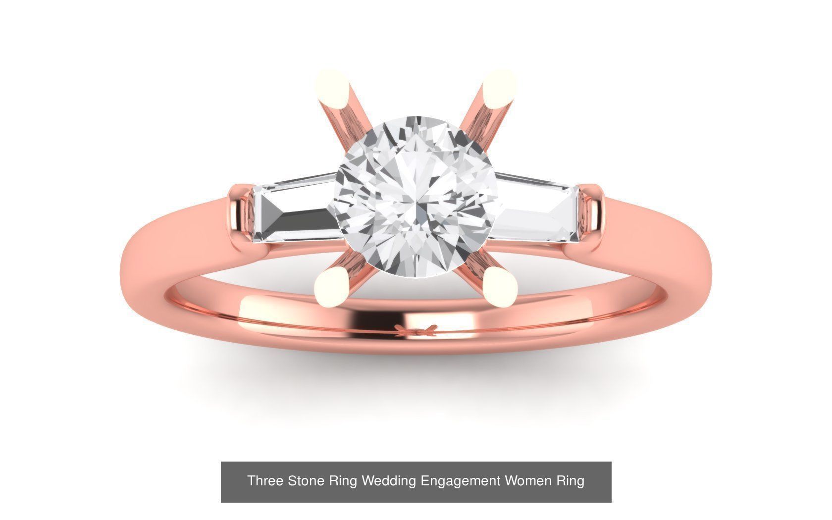 60 Three Stone Wedding Engagement Rings Collection _70