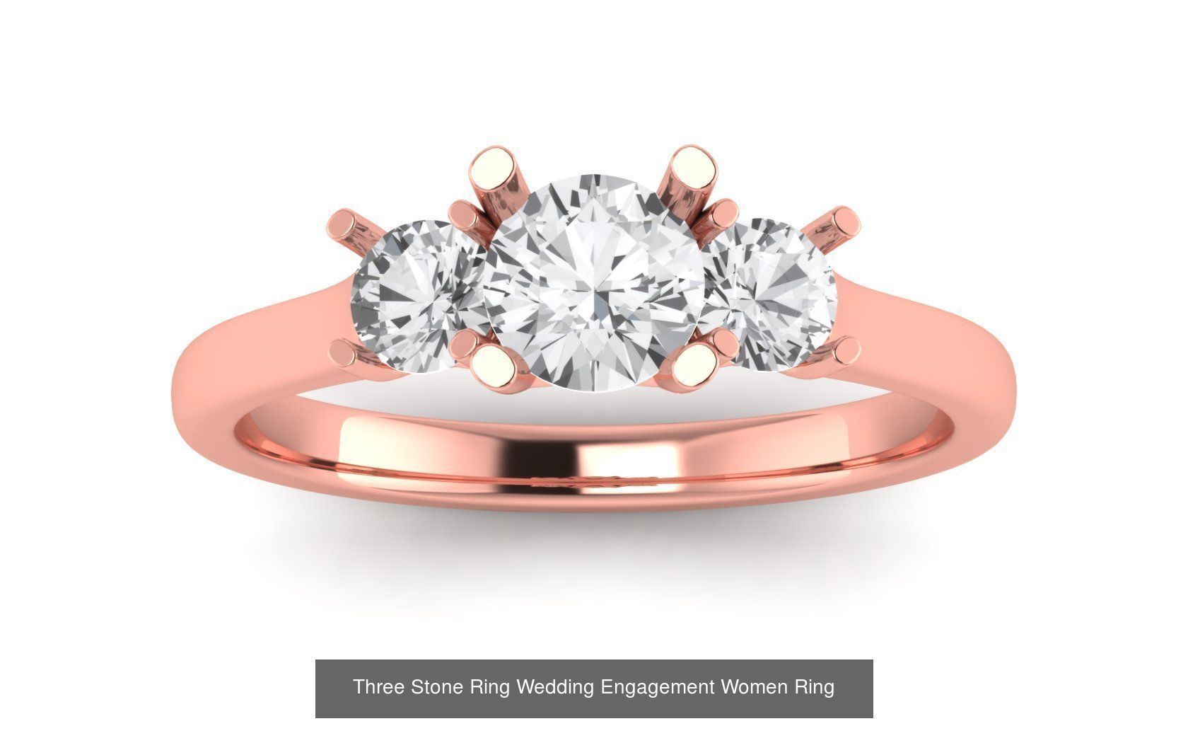 60 Three Stone Wedding Engagement Rings Collection _71
