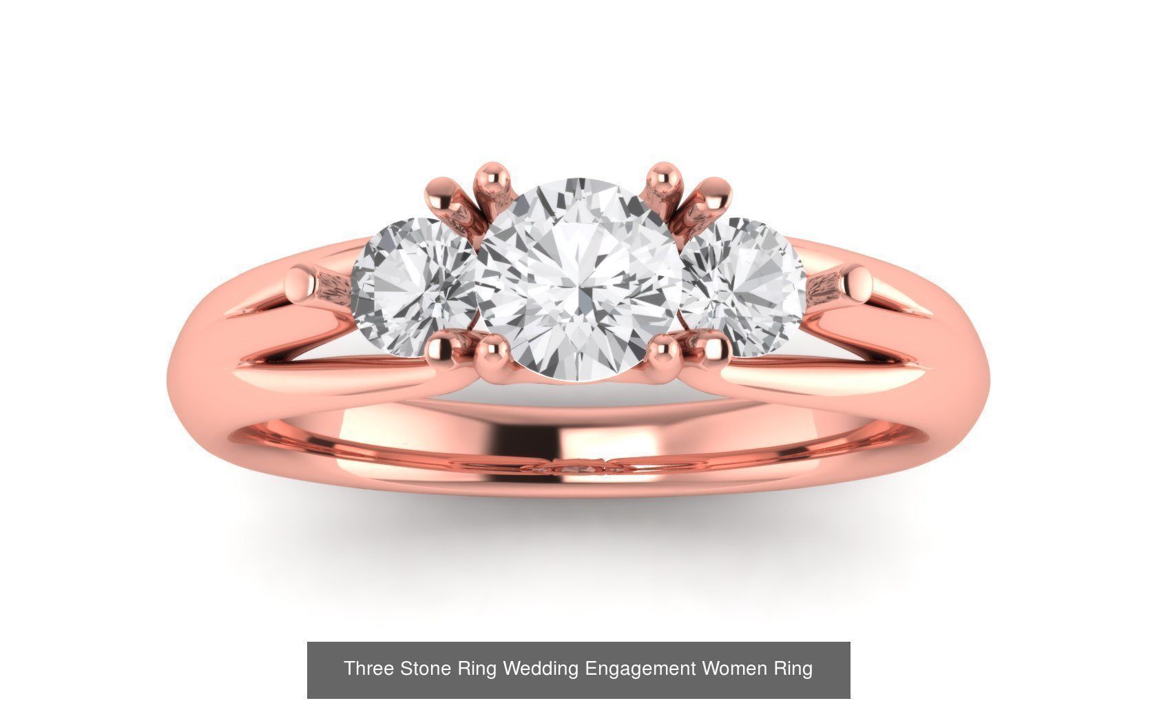 60 Three Stone Wedding Engagement Rings Collection _67