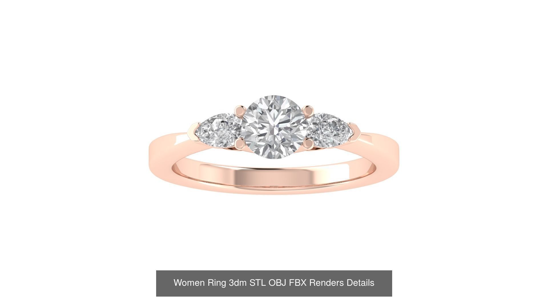 60 Three Stone Wedding Engagement Rings Collection _23