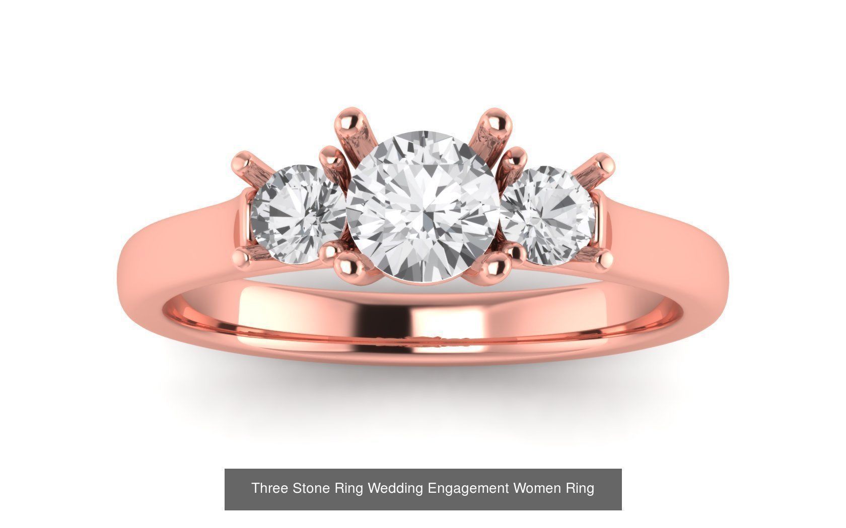 60 Three Stone Wedding Engagement Rings Collection _69