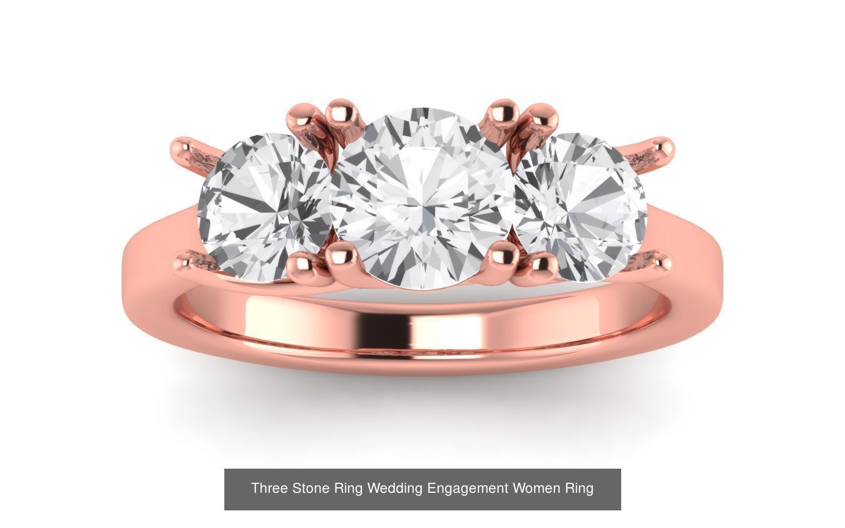 60 Three Stone Wedding Engagement Rings Collection _52