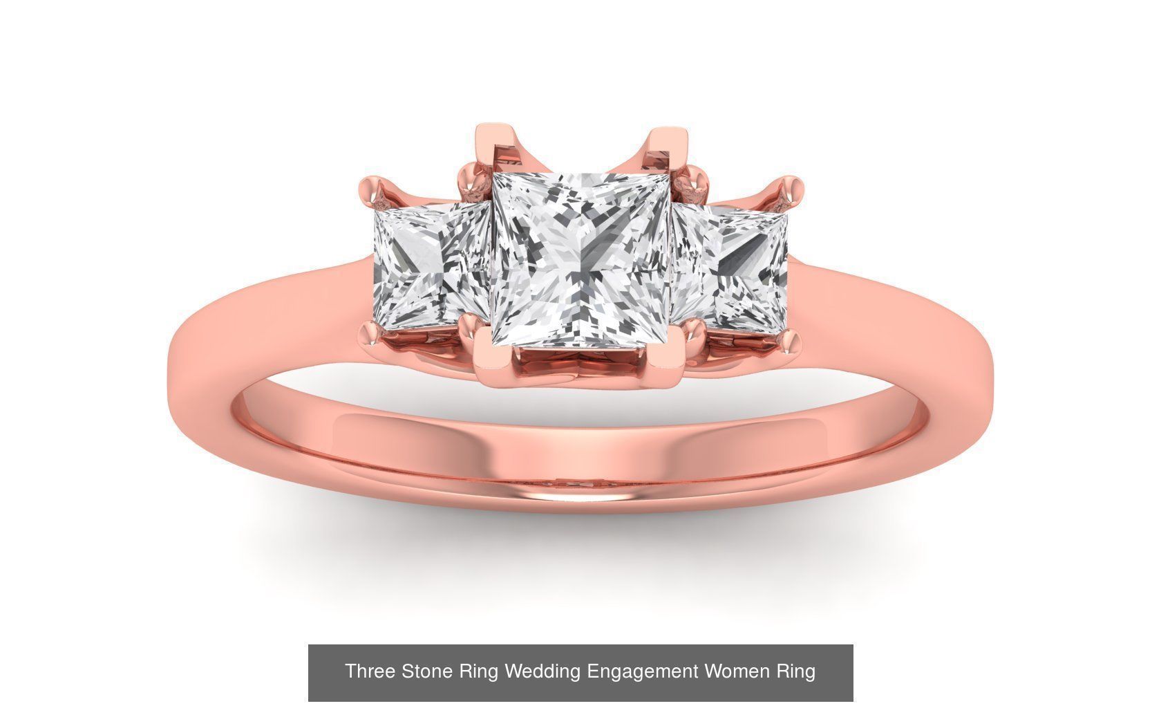 60 Three Stone Wedding Engagement Rings Collection _40