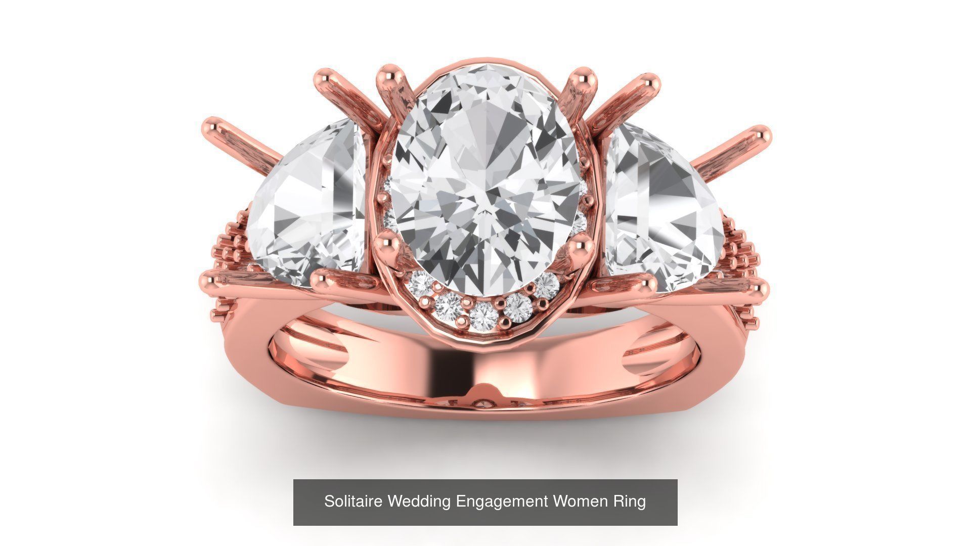 60 Three Stone Wedding Engagement Rings Collection _77