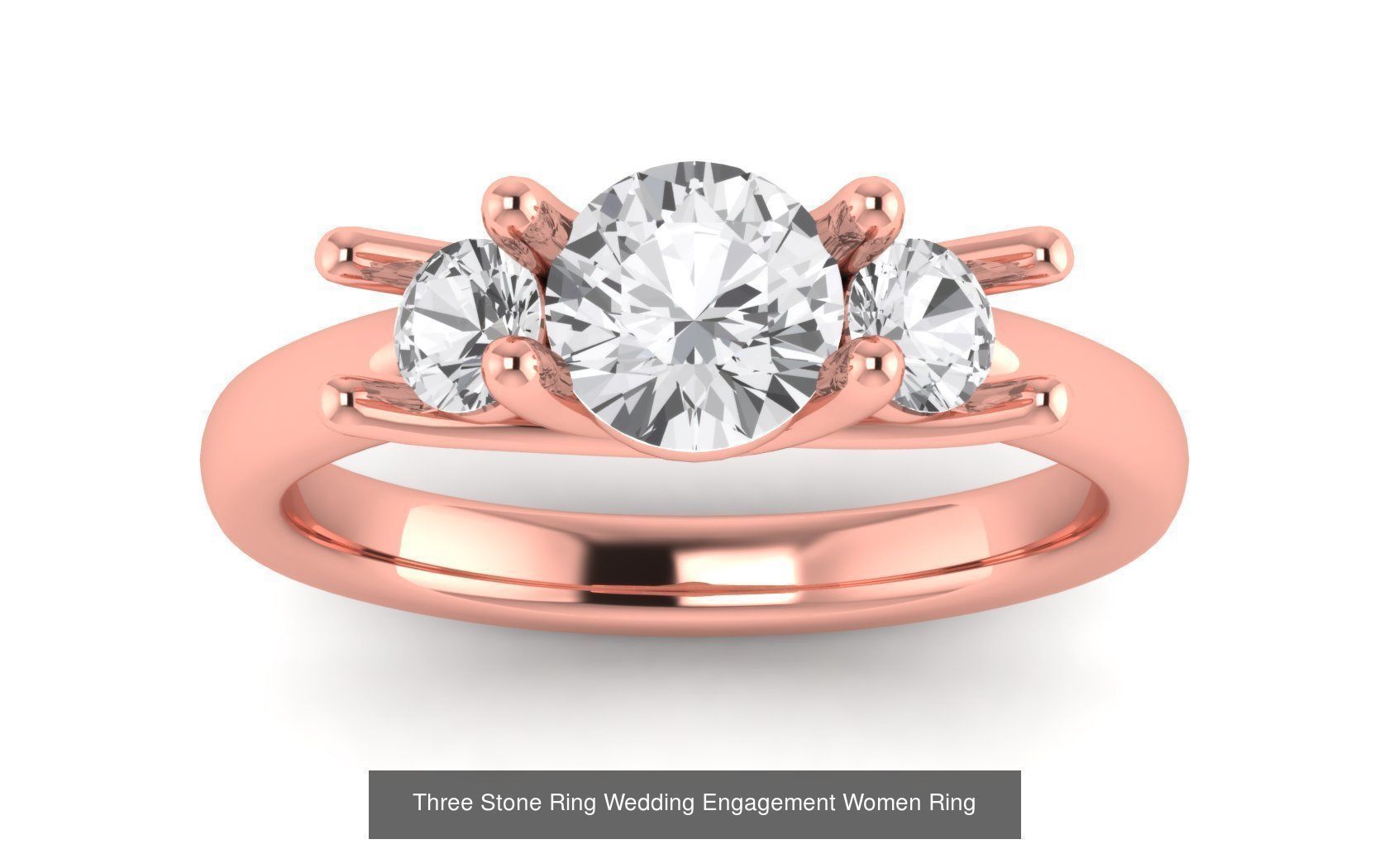 60 Three Stone Wedding Engagement Rings Collection _54