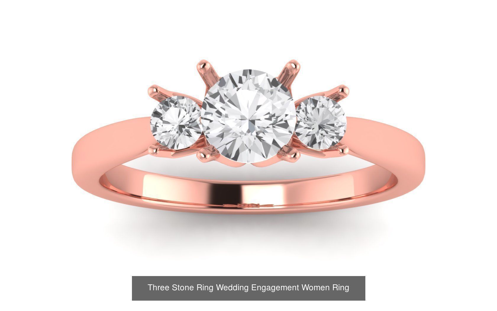 60 Three Stone Wedding Engagement Rings Collection _62