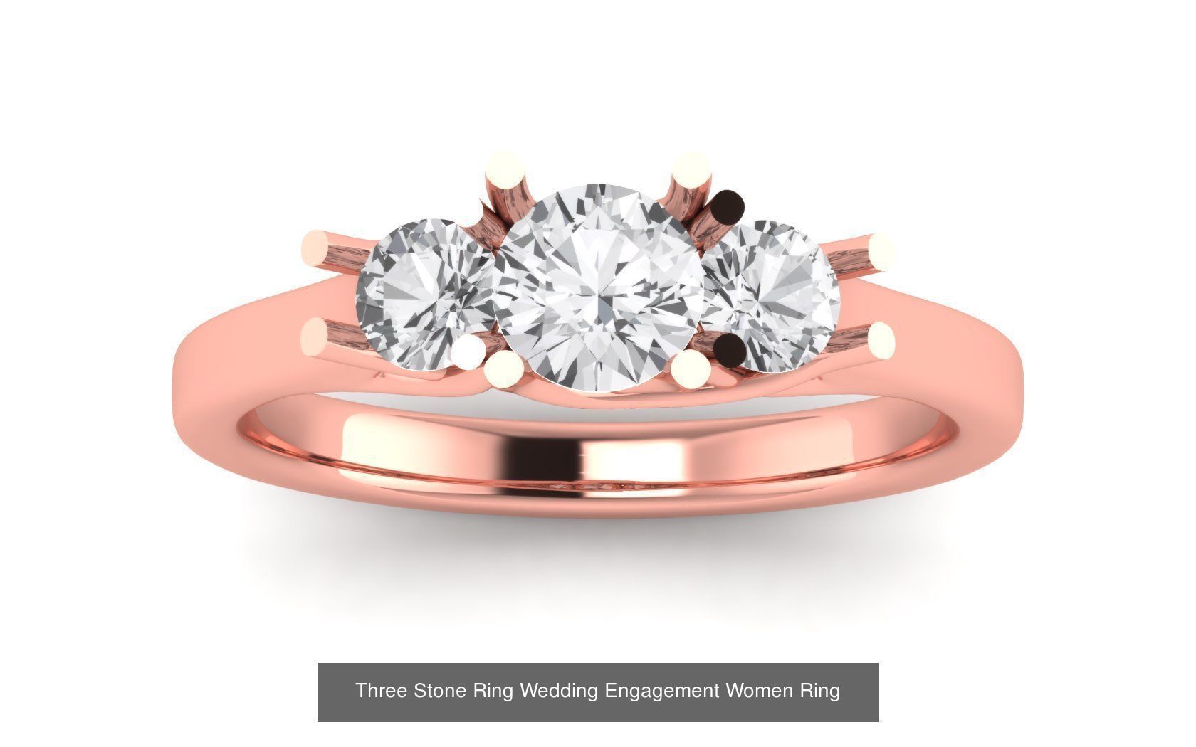 60 Three Stone Wedding Engagement Rings Collection _65