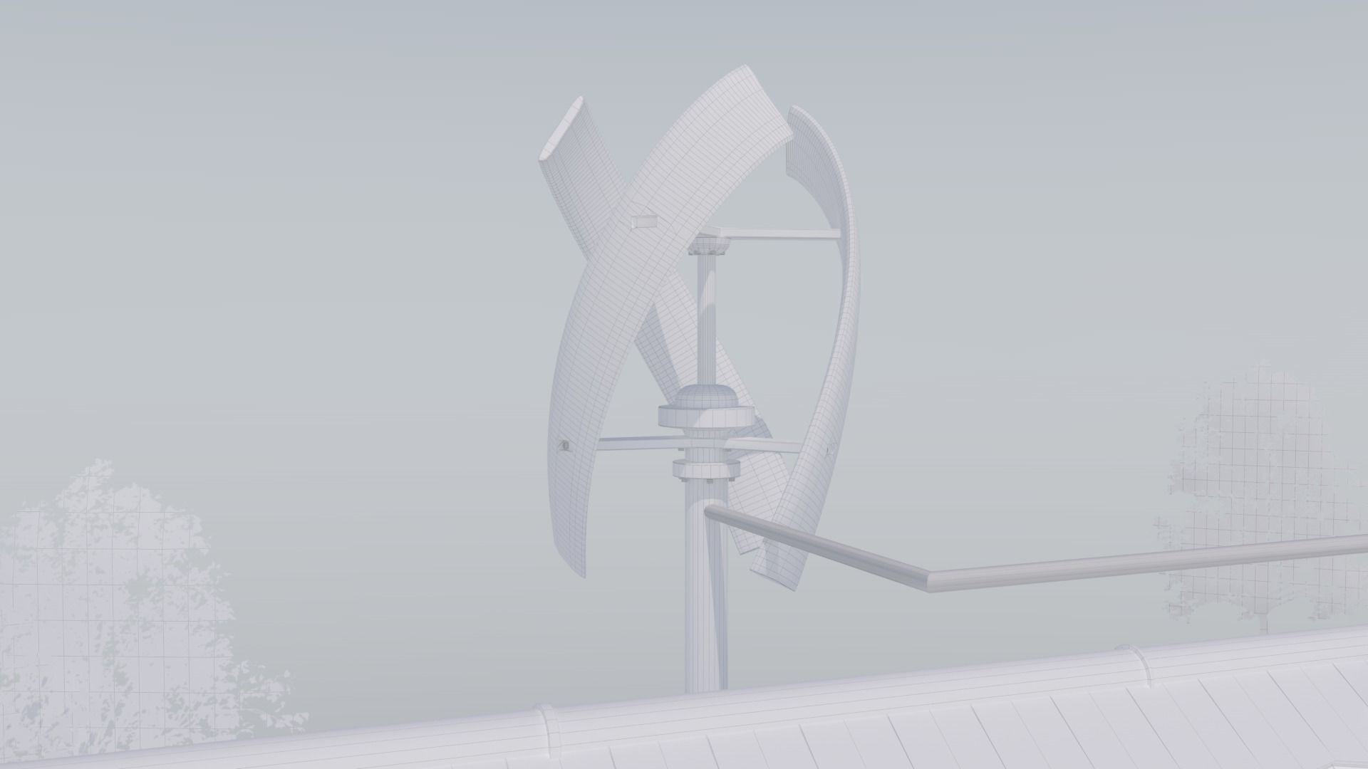 Home Solar Energy System 3D model_7