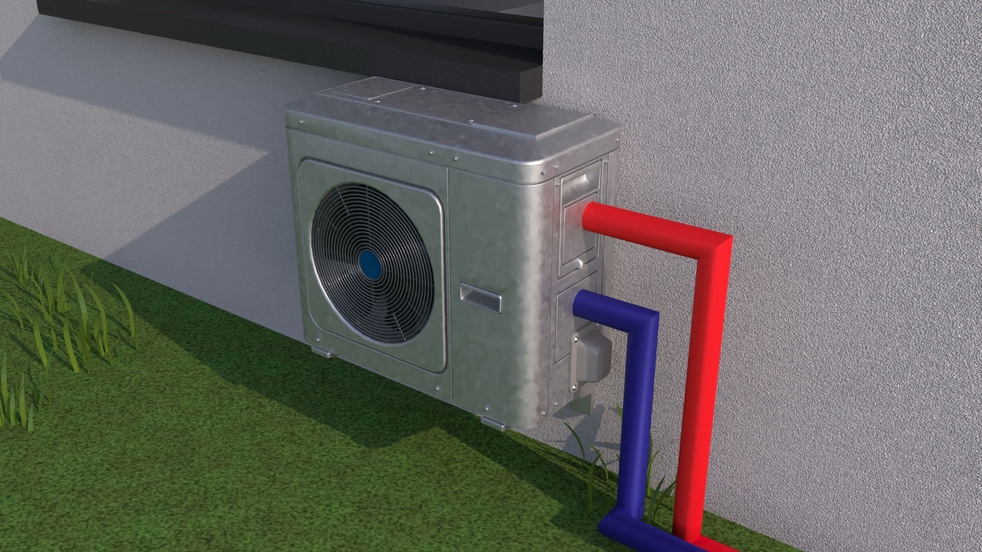 Home Solar Energy System 3D model_14