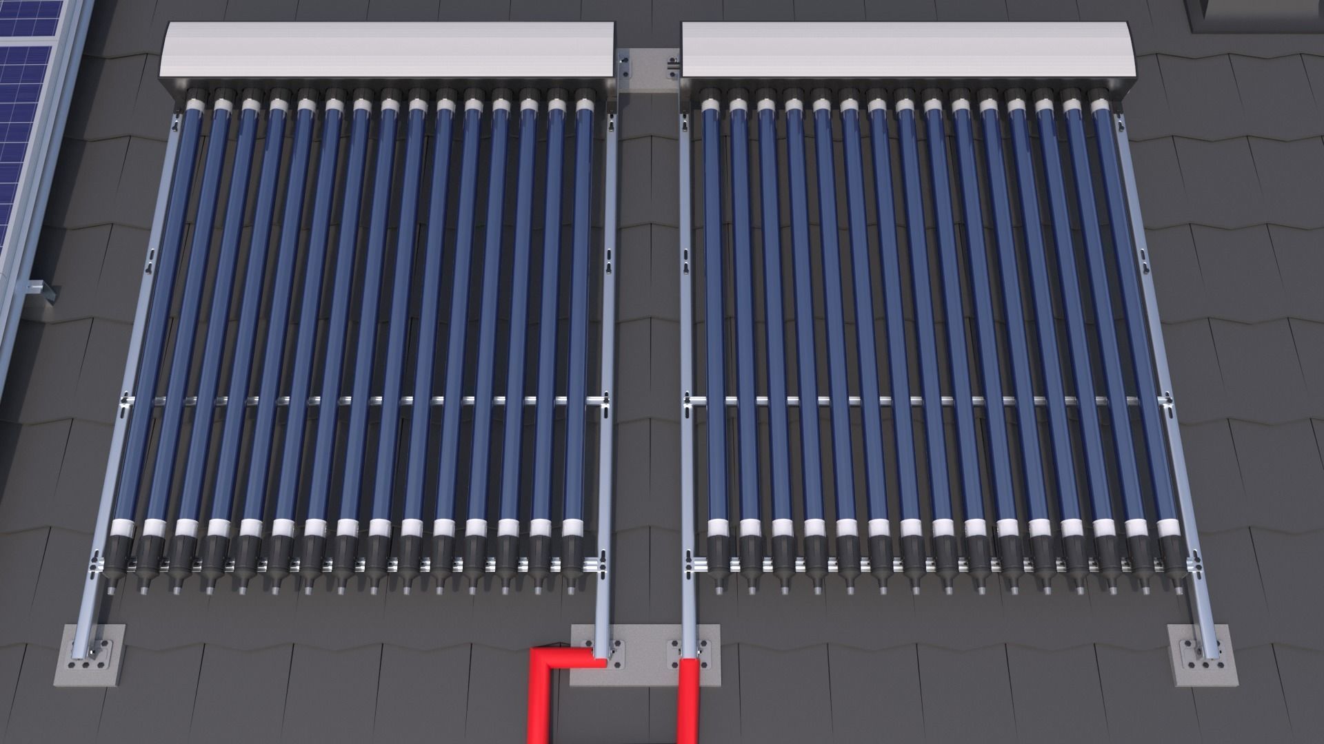 Home Solar Energy System 3D model_16