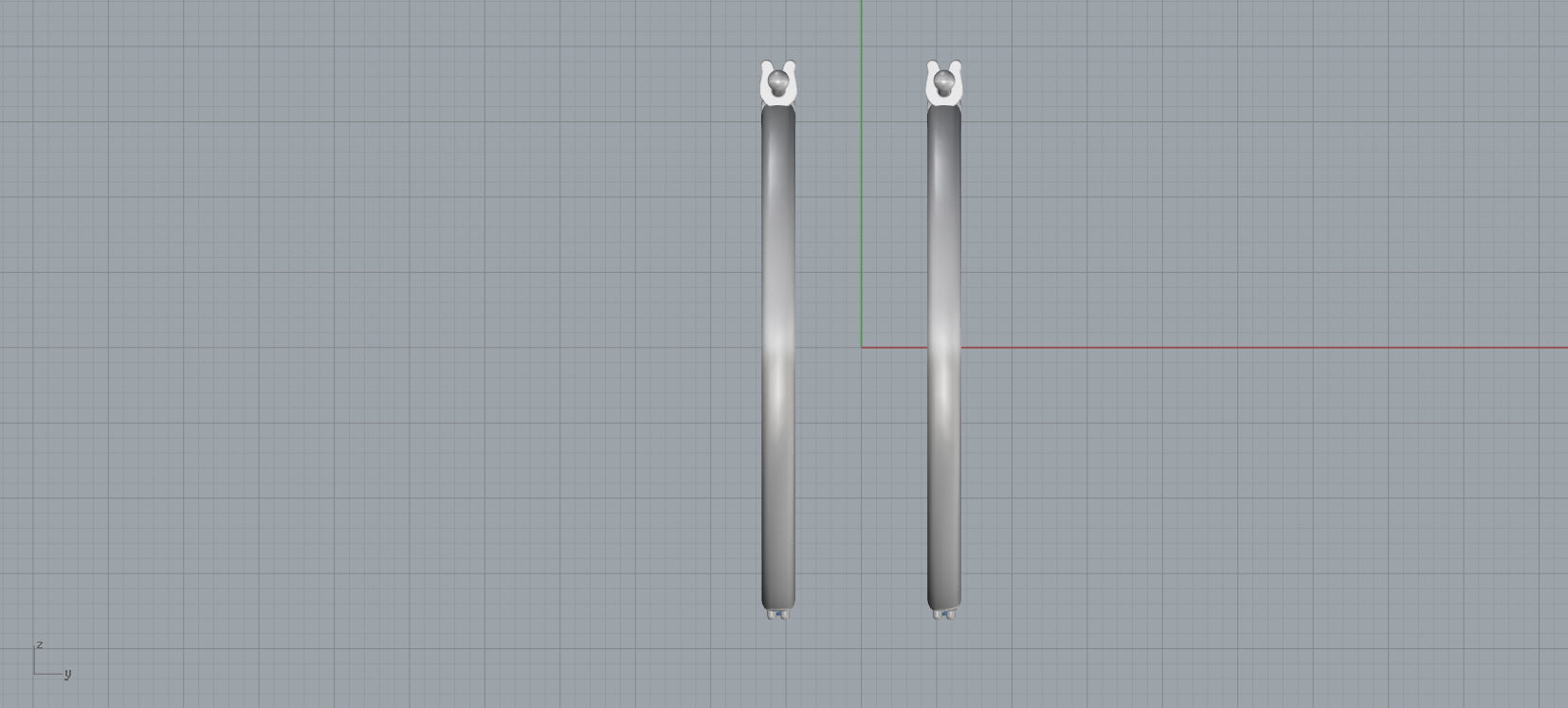 Diamond earrings 3D print model A 48 3D print model_9