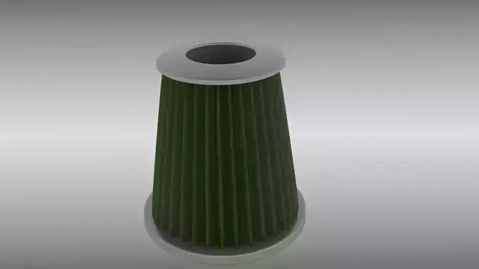 Air filter 3D model
