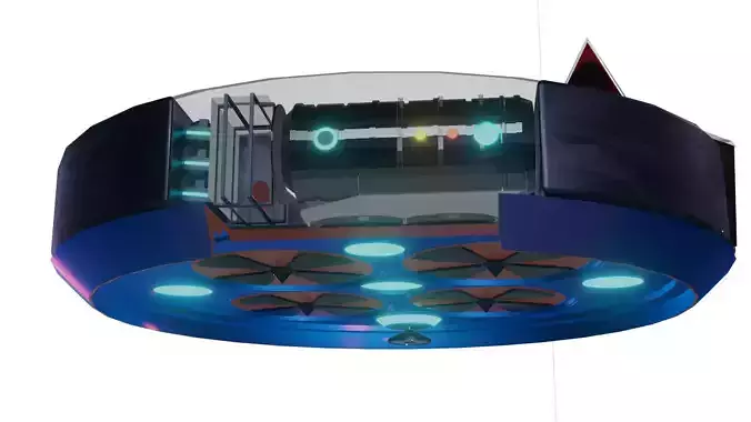 Drone sci-fi spaceship