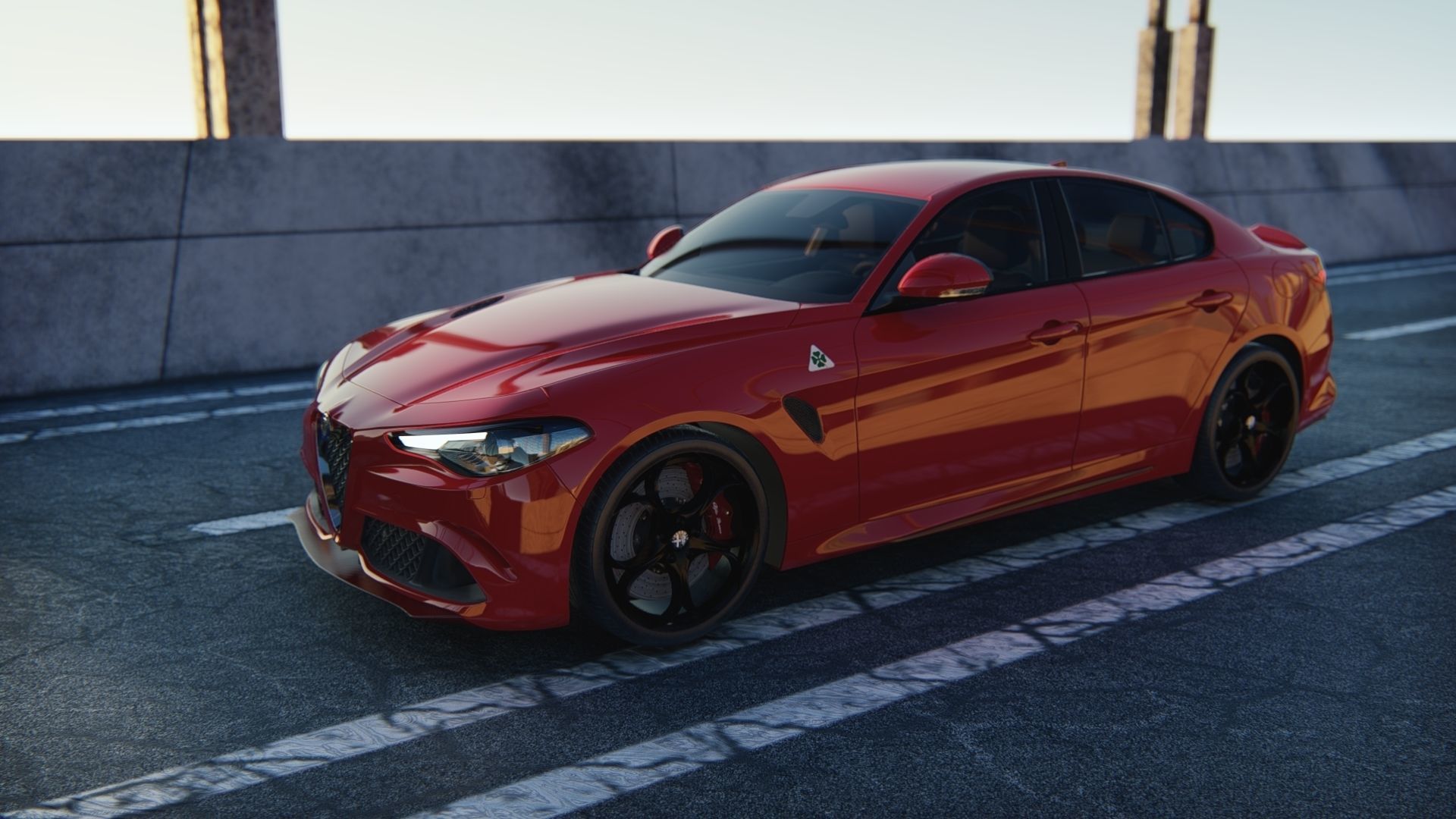 Alfa Romeo Giulia 3D model_9