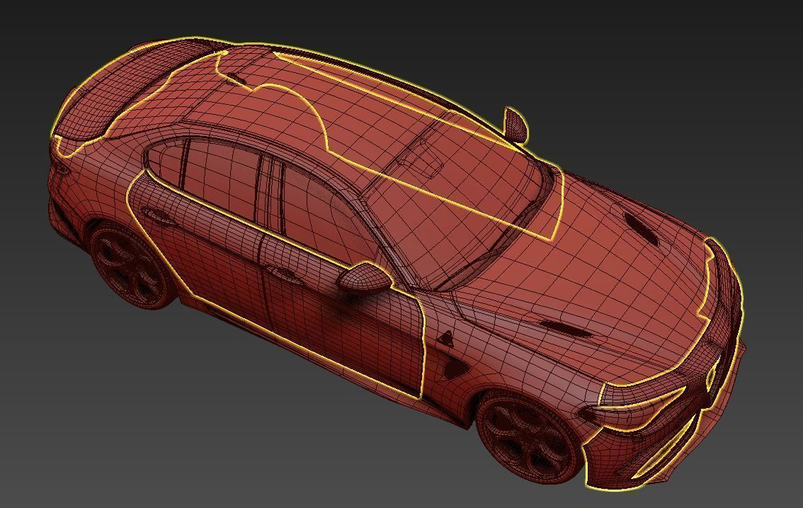 Alfa Romeo Giulia 3D model_7