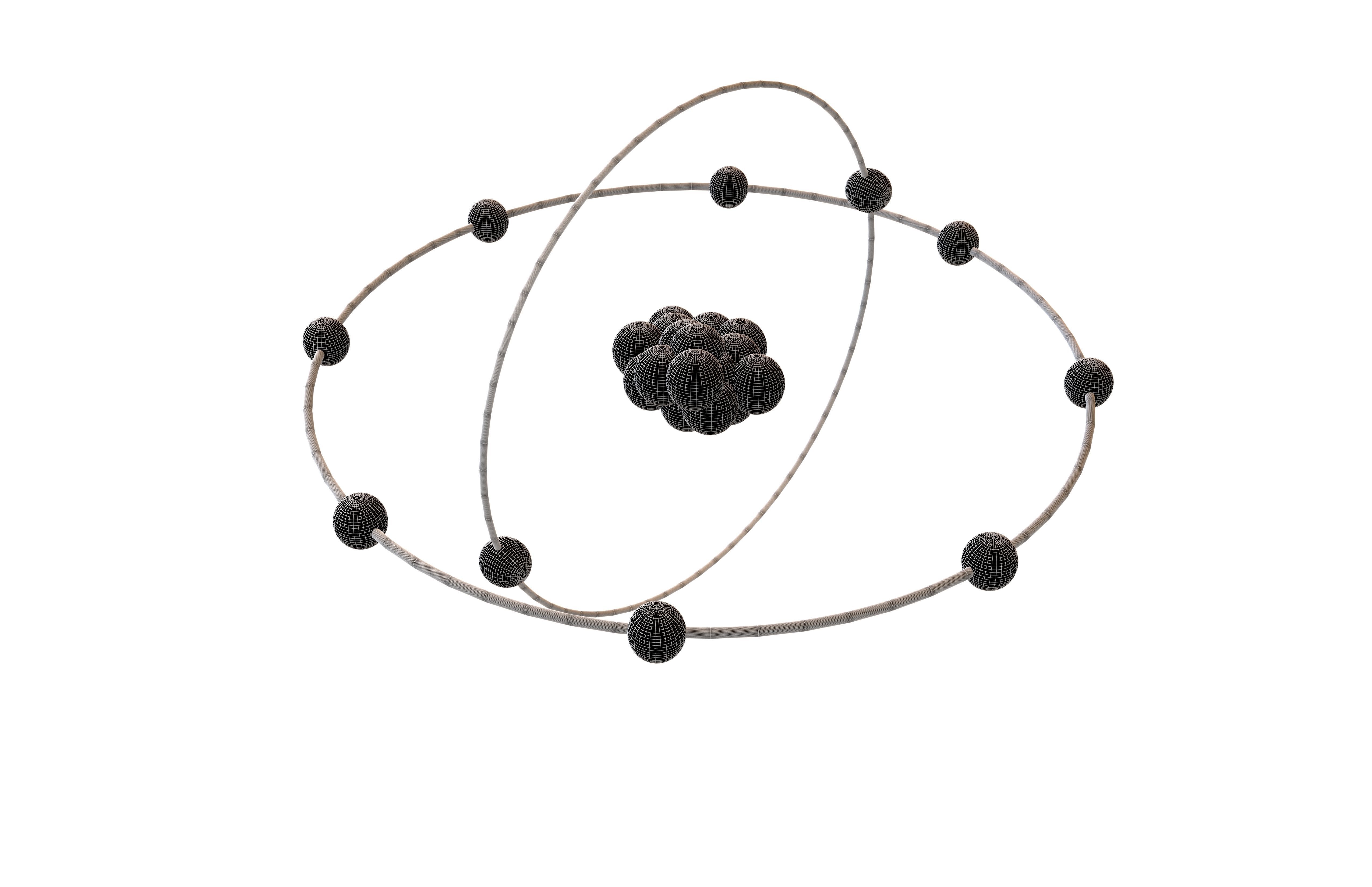 Neon Chemical Element v1 001 Low-poly 3D model_7