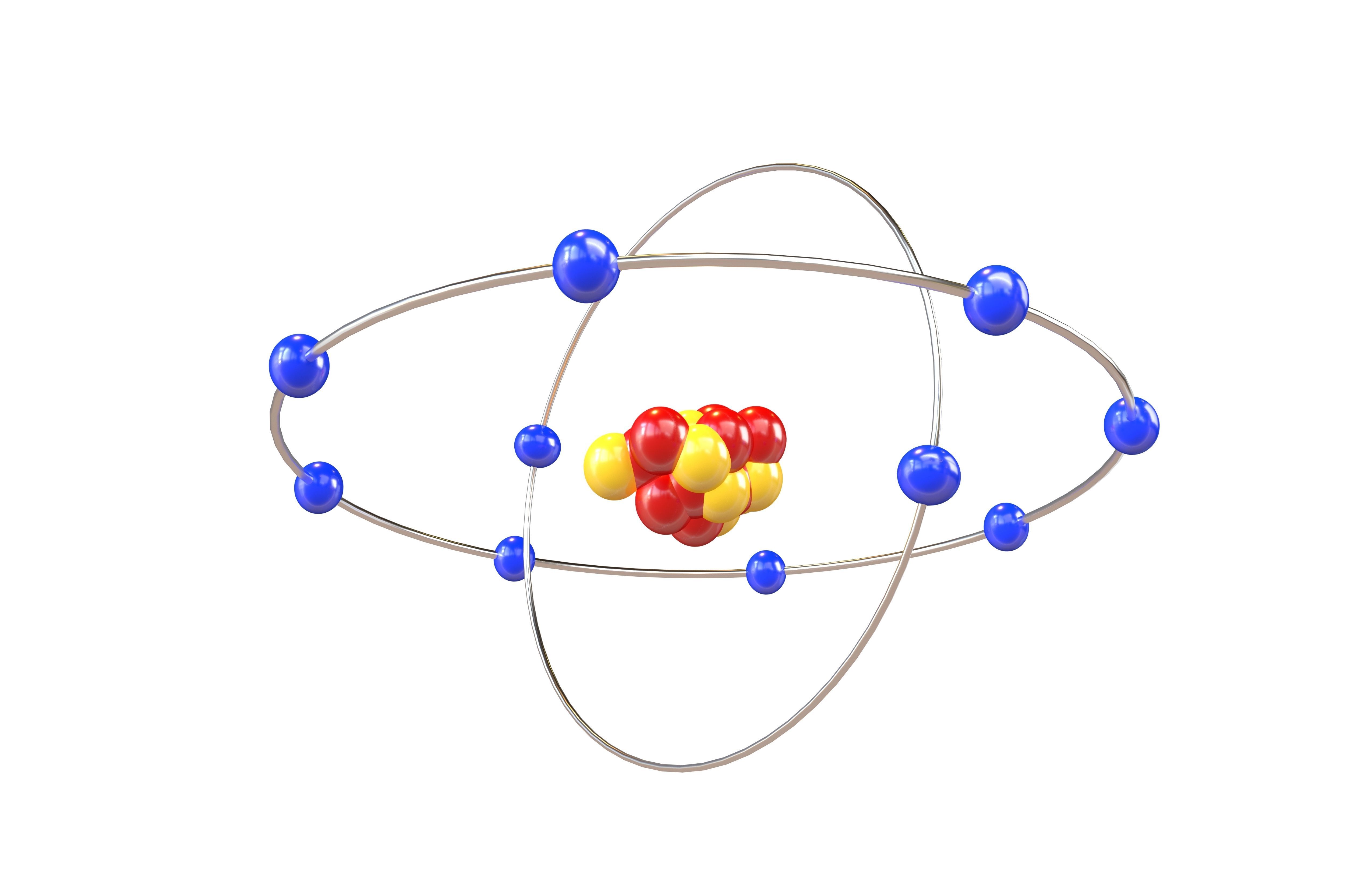 Neon Chemical Element v1 001 Low-poly 3D model_3