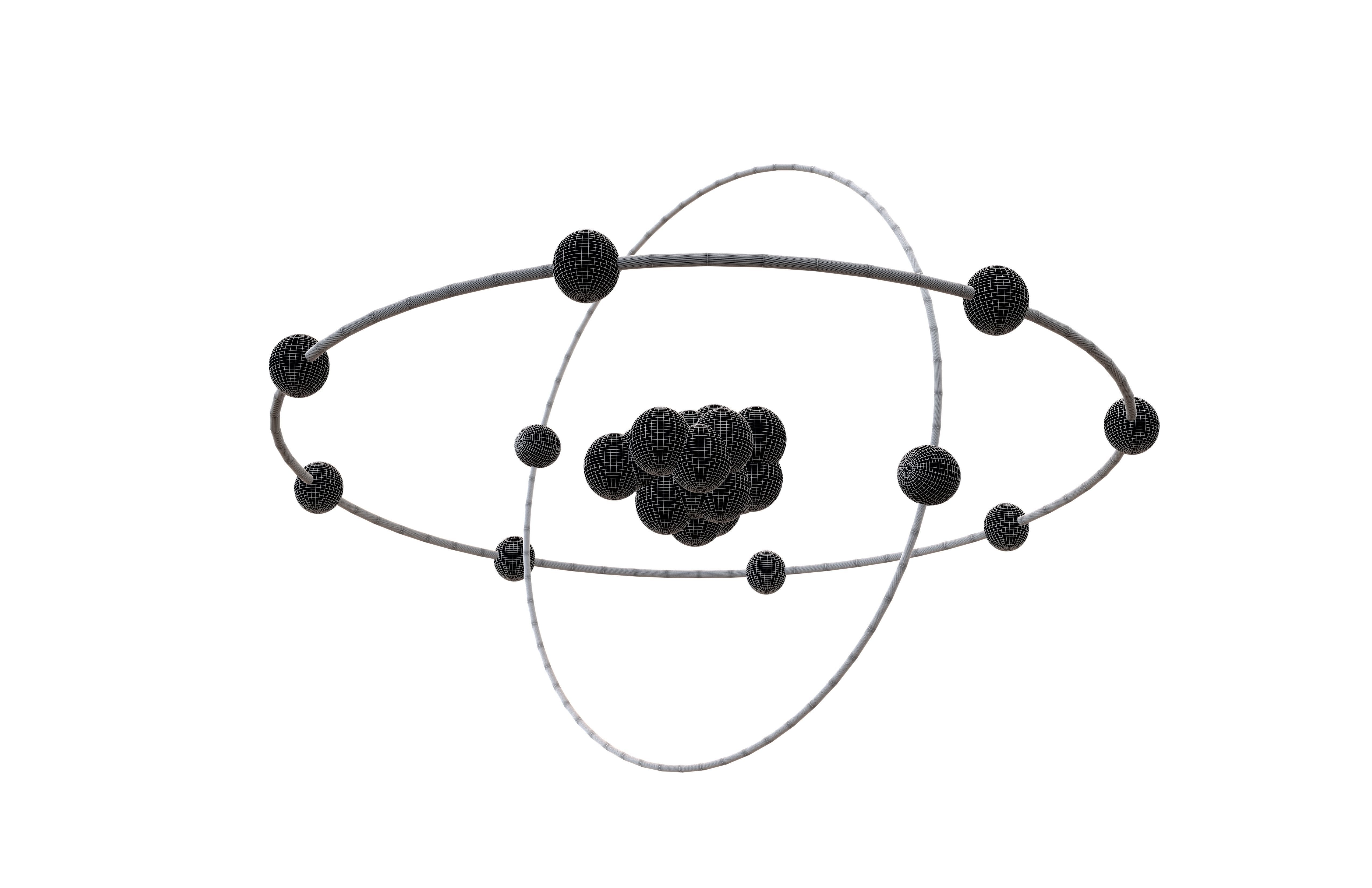 Neon Chemical Element v1 001 Low-poly 3D model_5