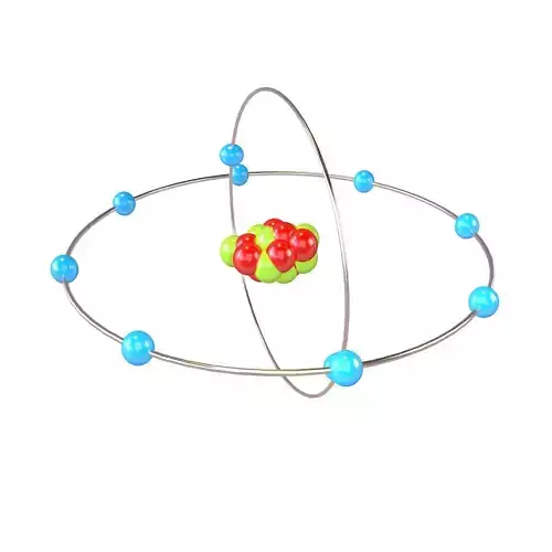 Neon Chemical Element v2 002