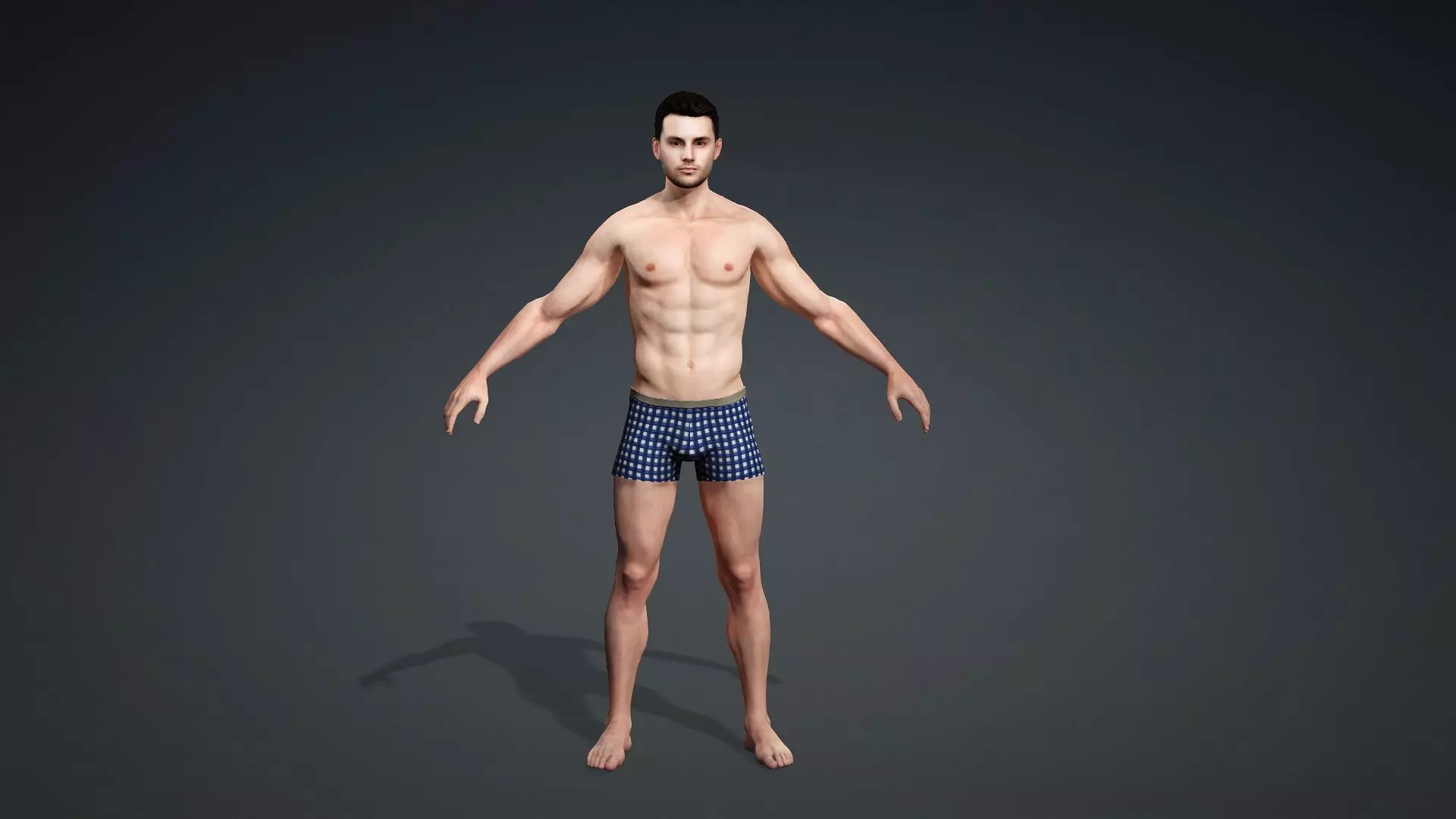 Reallistic Men 3d Model 3D model_0