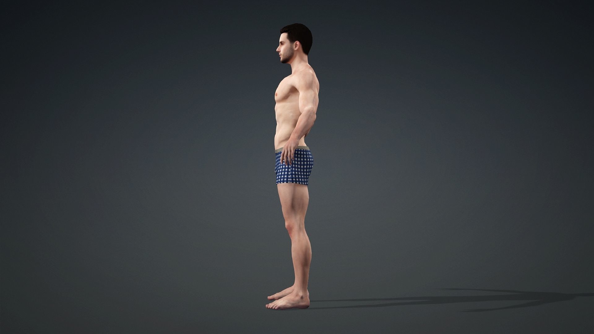 Reallistic Men 3d Model 3D model_3