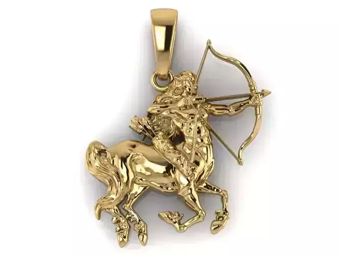 zodiac sagittarius pendant