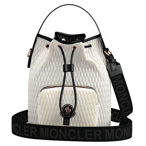 Kilia Bucket Bag White V2 pose 04 3D model